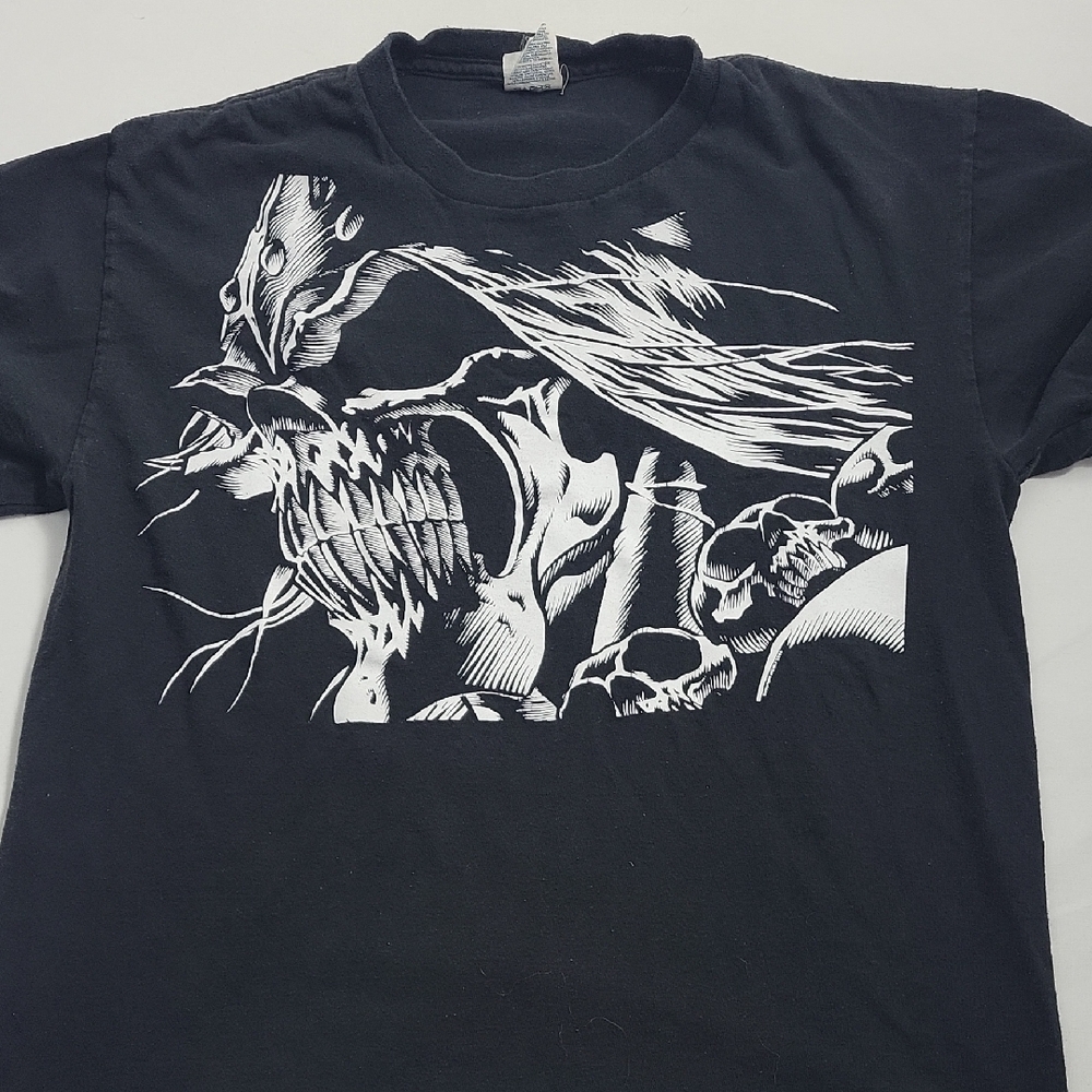 Black Skull Graphic Tee - Men's Medium